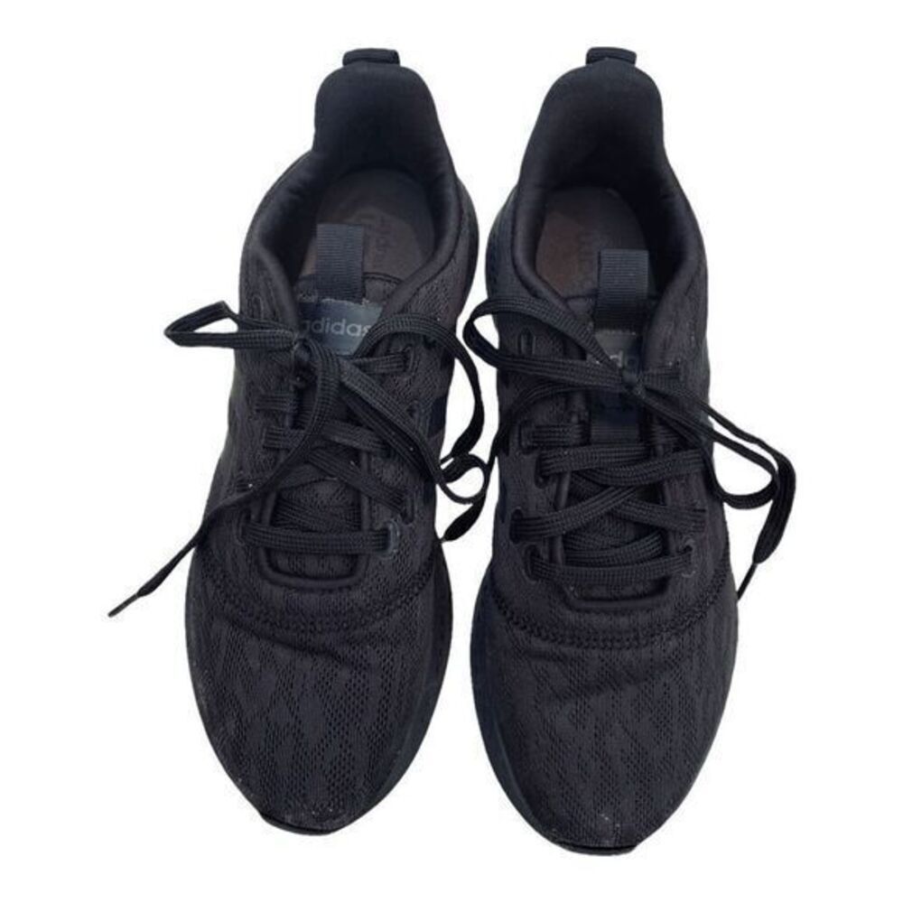 Adidas Questar Flow Black Round Toe Lace Up Running Shoes Size 7